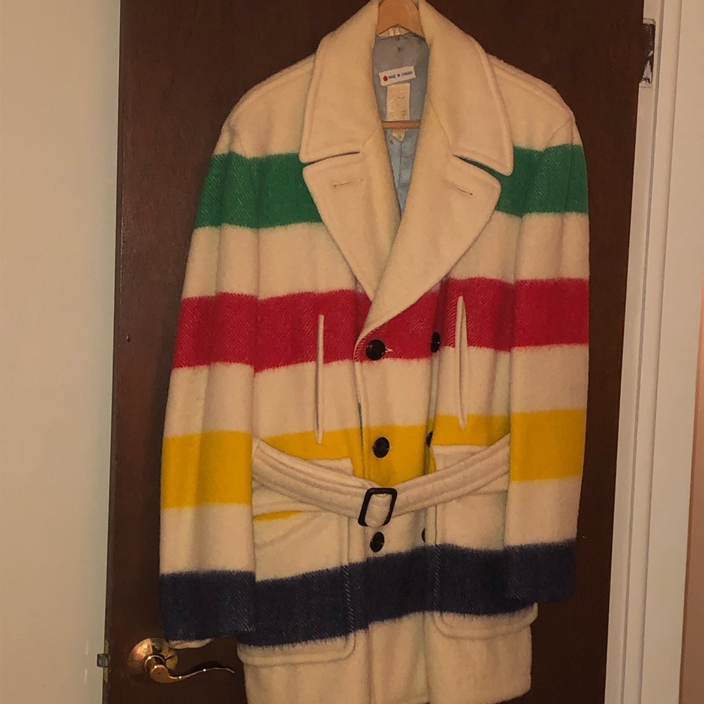 Authentic Hudson’s Bay Wool Peacoat -unisex-1960’s